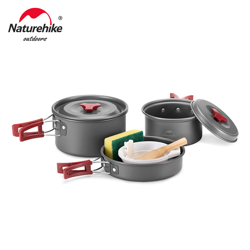 Quality Camping Cooking Set - Naturehike kamp tenceresi ultra hafif kamp