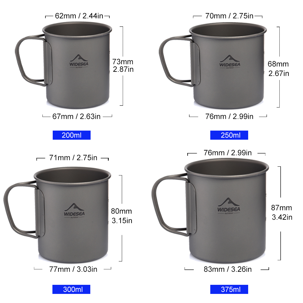 Widesea Kamp Kupa Titanyum Bar - Quality Camping Cooking Set incelemesi ve fiyatı