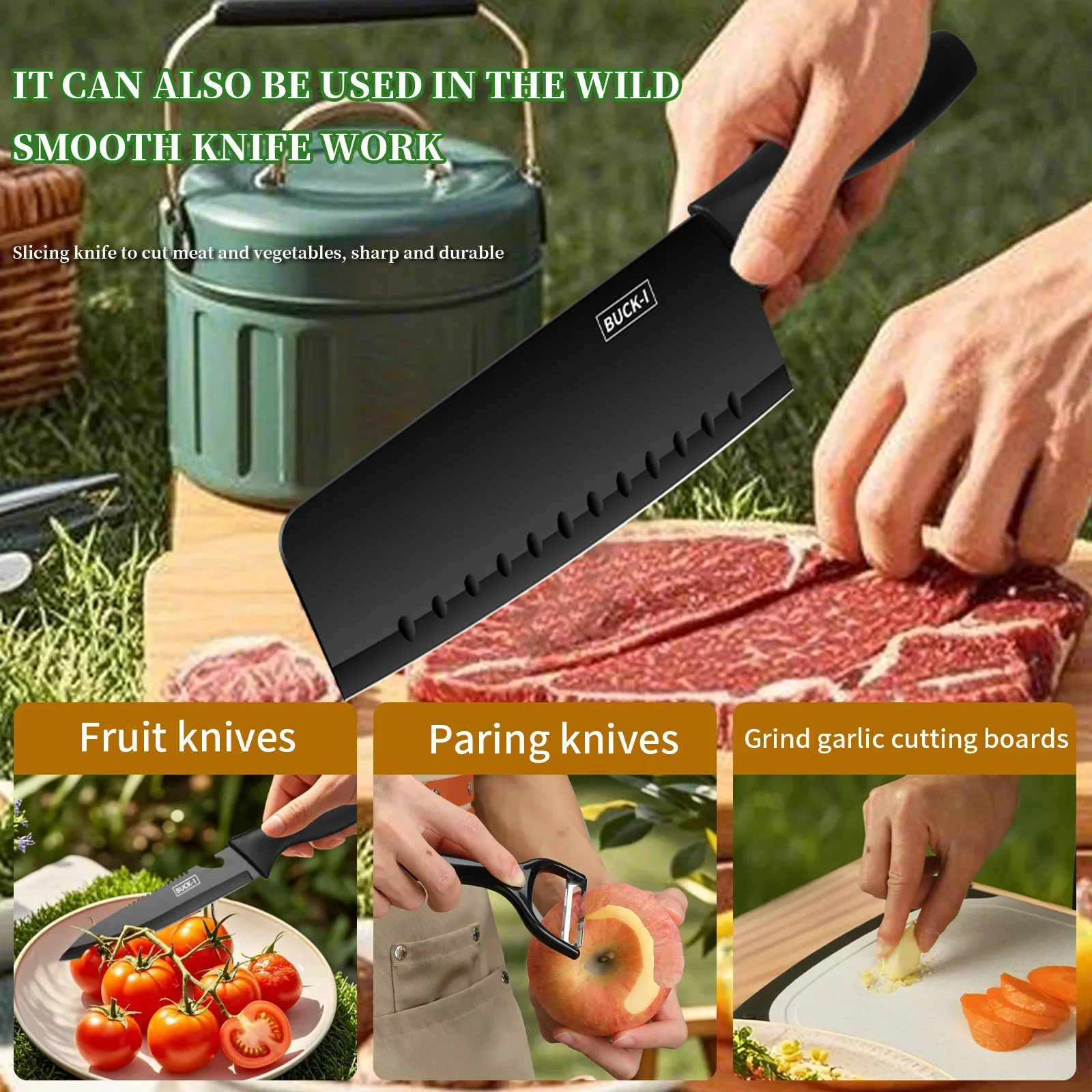 Taşınabilir dış mekan eşyaları - Quality Camping Cooking Set incelemesi ve fiyatı