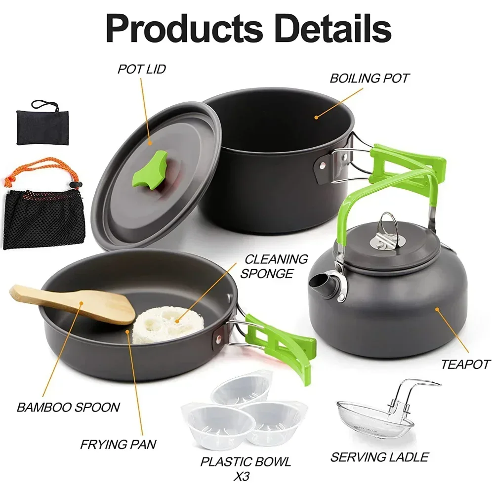 Kamp Yemek Pişirme Seti Taşına - Quality Camping Cooking Set incelemesi ve fiyatı