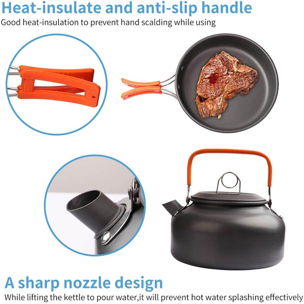 Açık Hava Kamp Yemek Pişirme S - Quality Camping Cooking Set incelemesi ve fiyatı