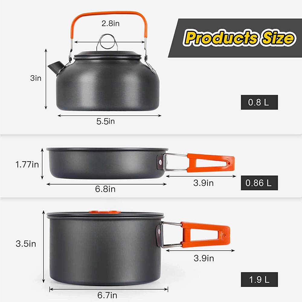 Açık Hava Kamp Yemek Pişirme S - Quality Camping Cooking Set incelemesi ve fiyatı