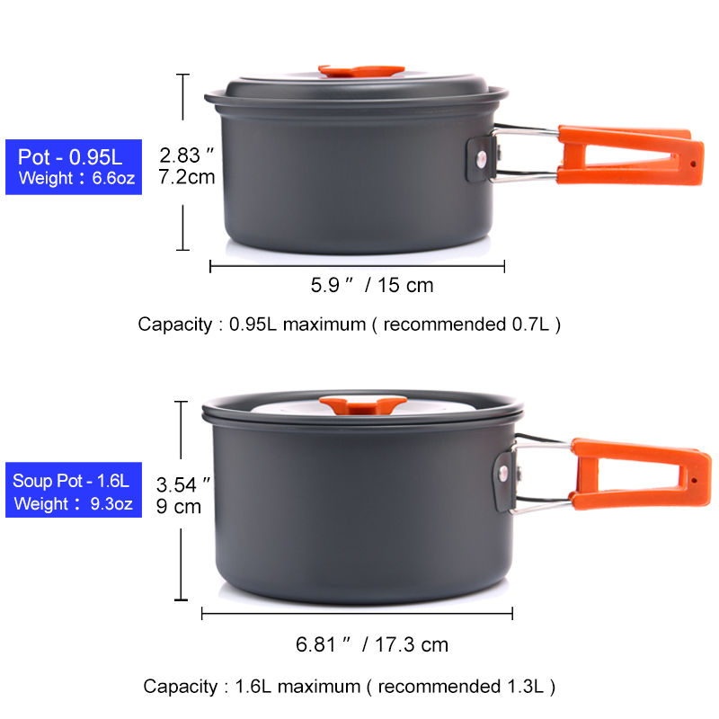 Widesea kamp açık TENCERE SETİ - Quality Camping Cooking Set incelemesi ve fiyatı