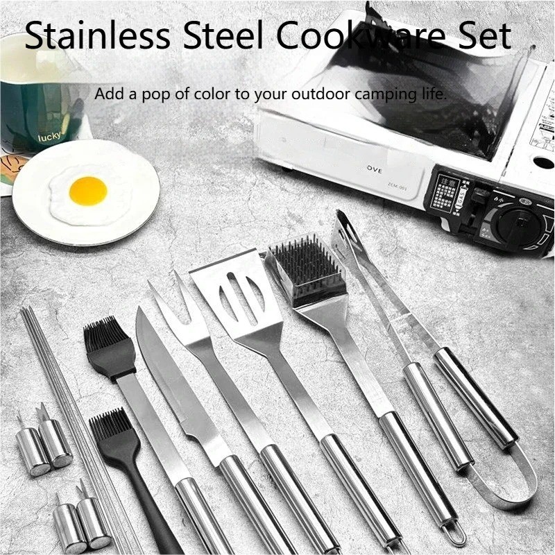20 Parçalık Barbekü Alet Seti, - Quality Camping Cooking Set incelemesi ve fiyatı