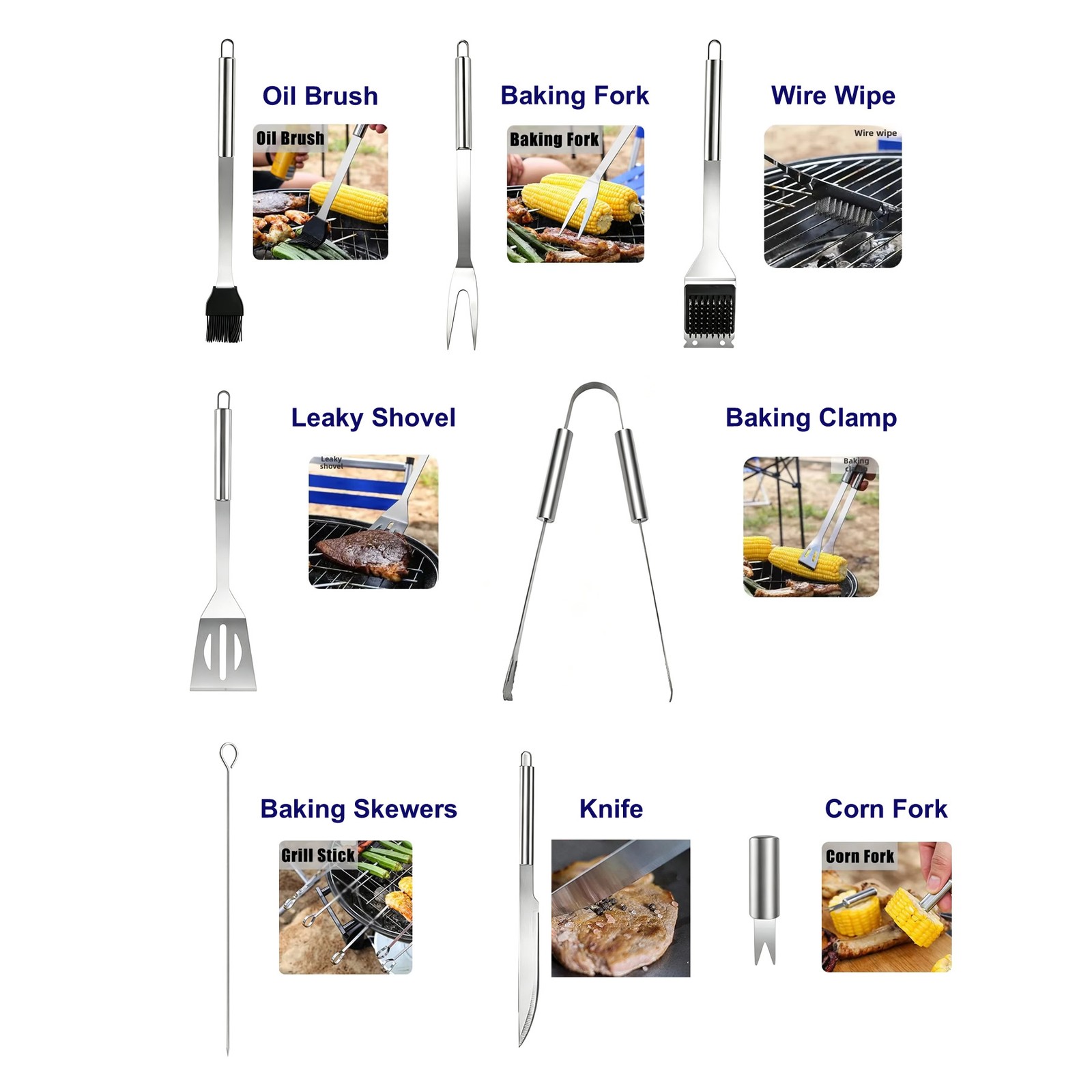 20 Parçalık Barbekü Alet Seti, - Quality Camping Cooking Set incelemesi ve fiyatı
